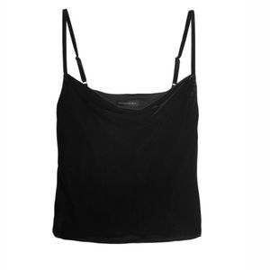 Banana Republic Black Velvet Cowl Neck Camisole NWT - SMALL